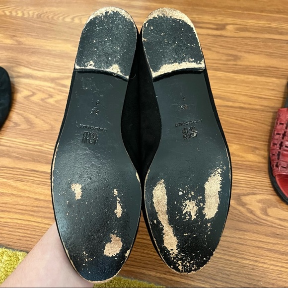 Joan & David Velvet Suede Flower Ballet Flat - Picture 12 of 12